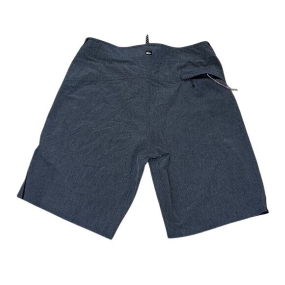 Quiksilver Mens 32 Blue Boardshorts With Drawstring Closure & Back Zipper Pocket - Picture 2 of 7